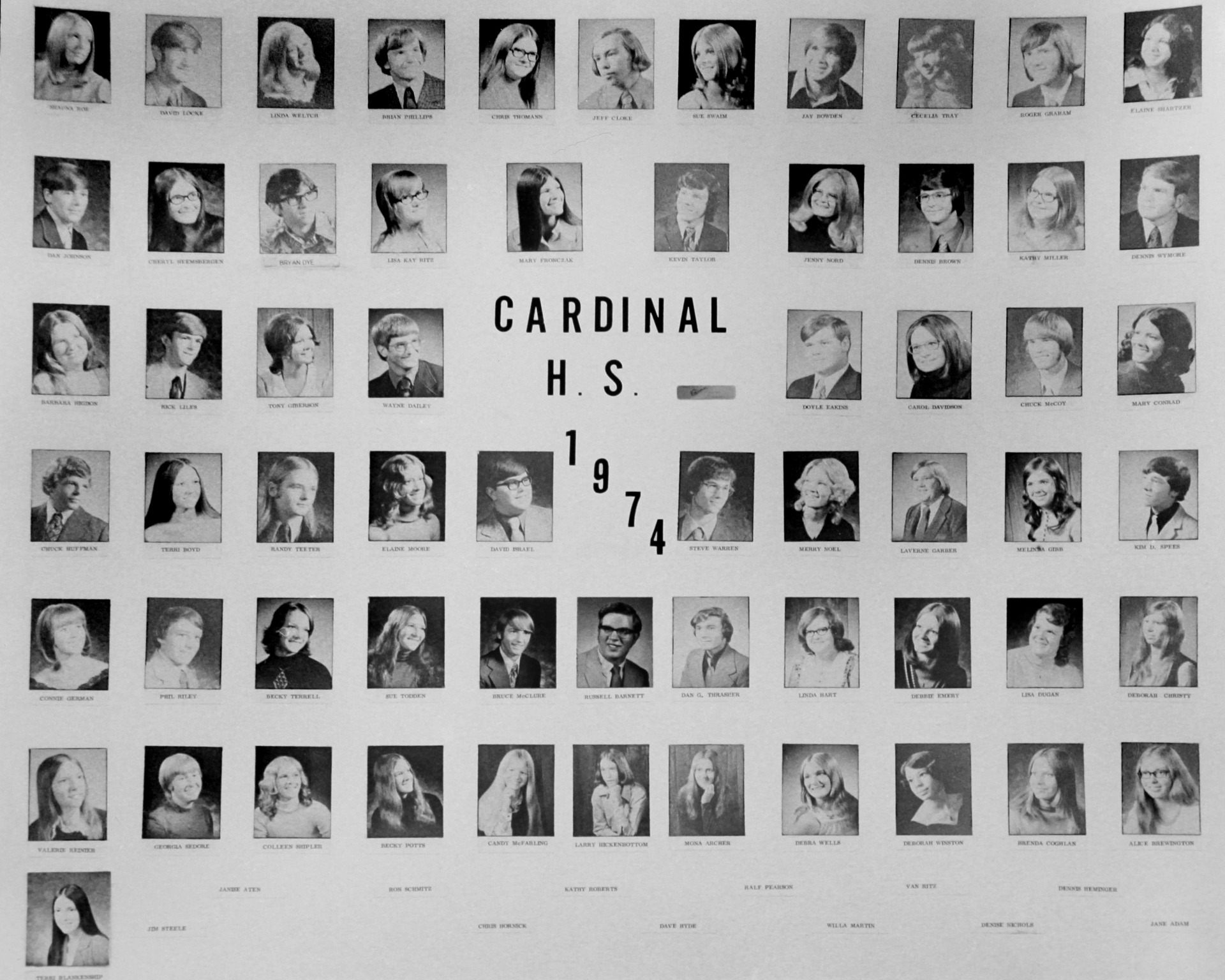Photo of Cardinal Schools Class of 1974