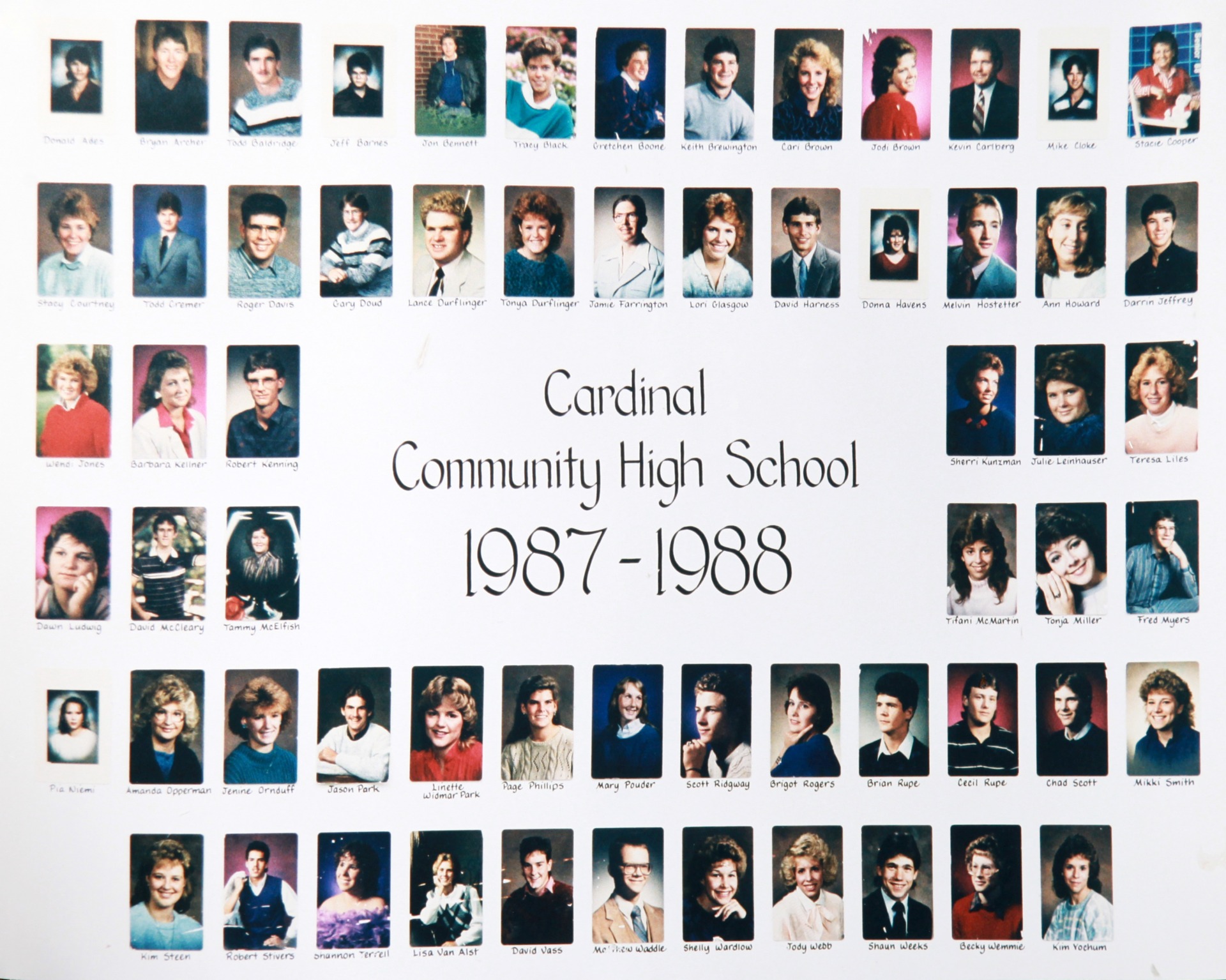 Photo of Cardinal Schools Class of 1988