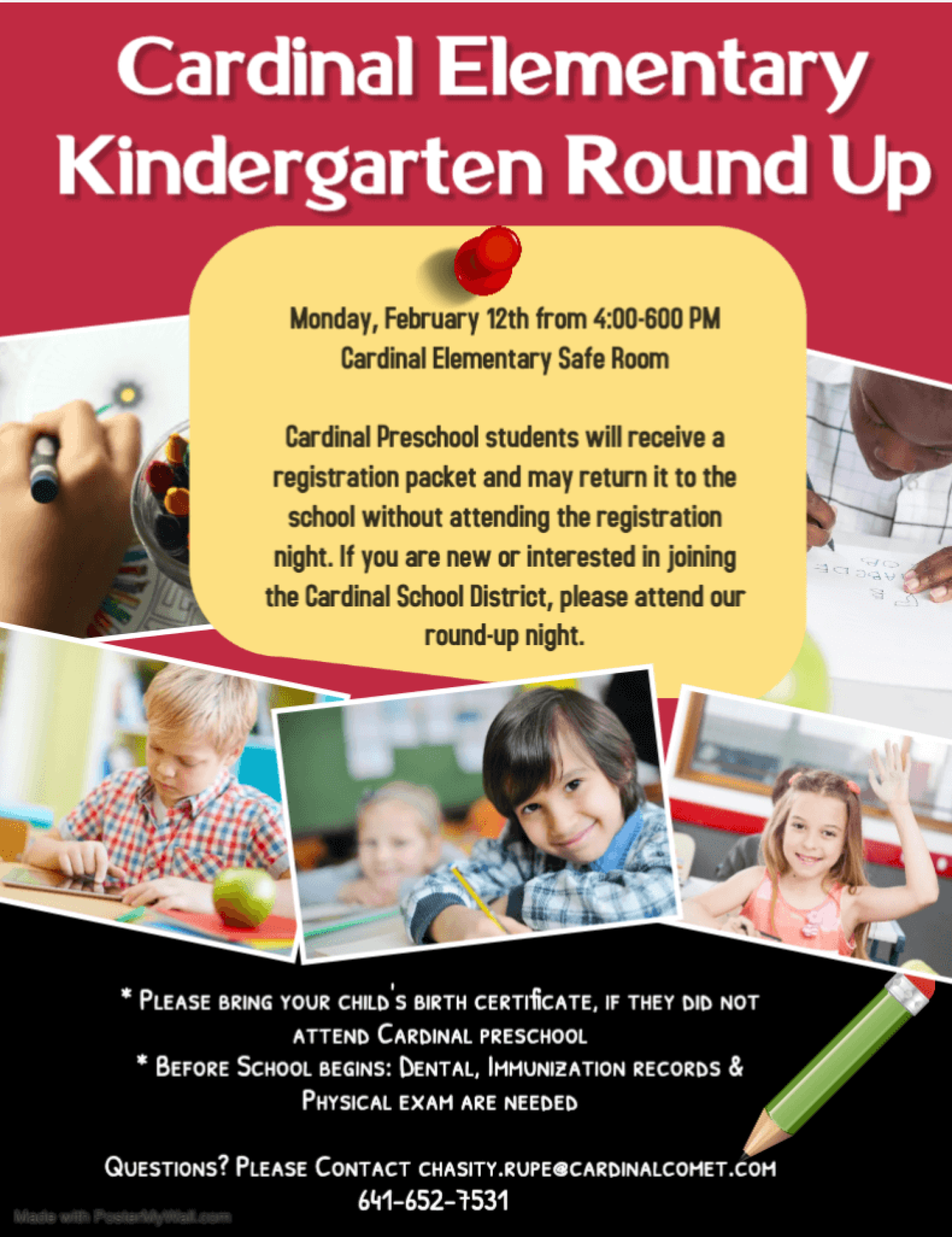 Cardinal Elementary Round Up: Flyer Version